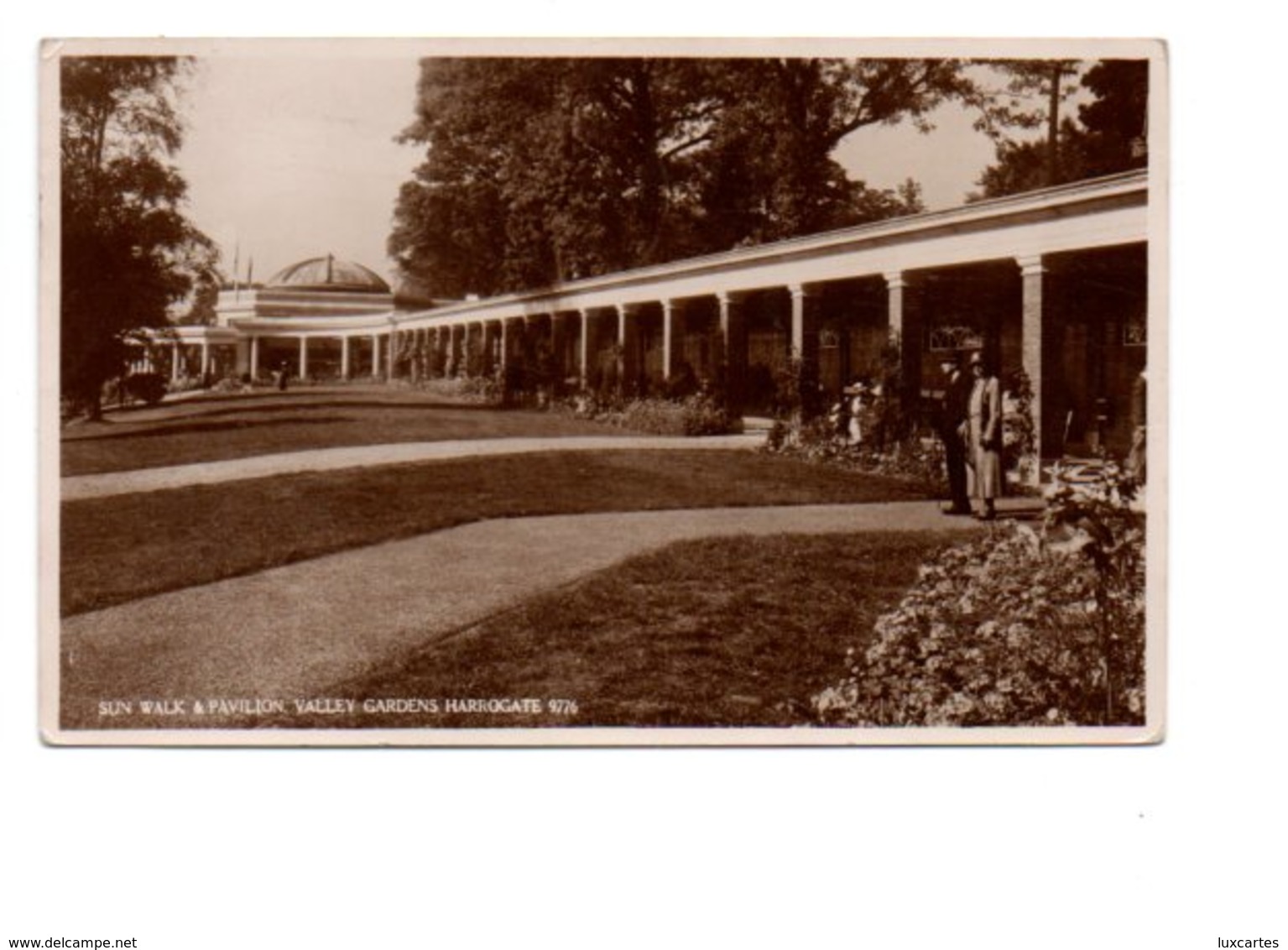 SUN WALK & PAVILION. VALLEY GARDENS HARROGATE. - Harrogate