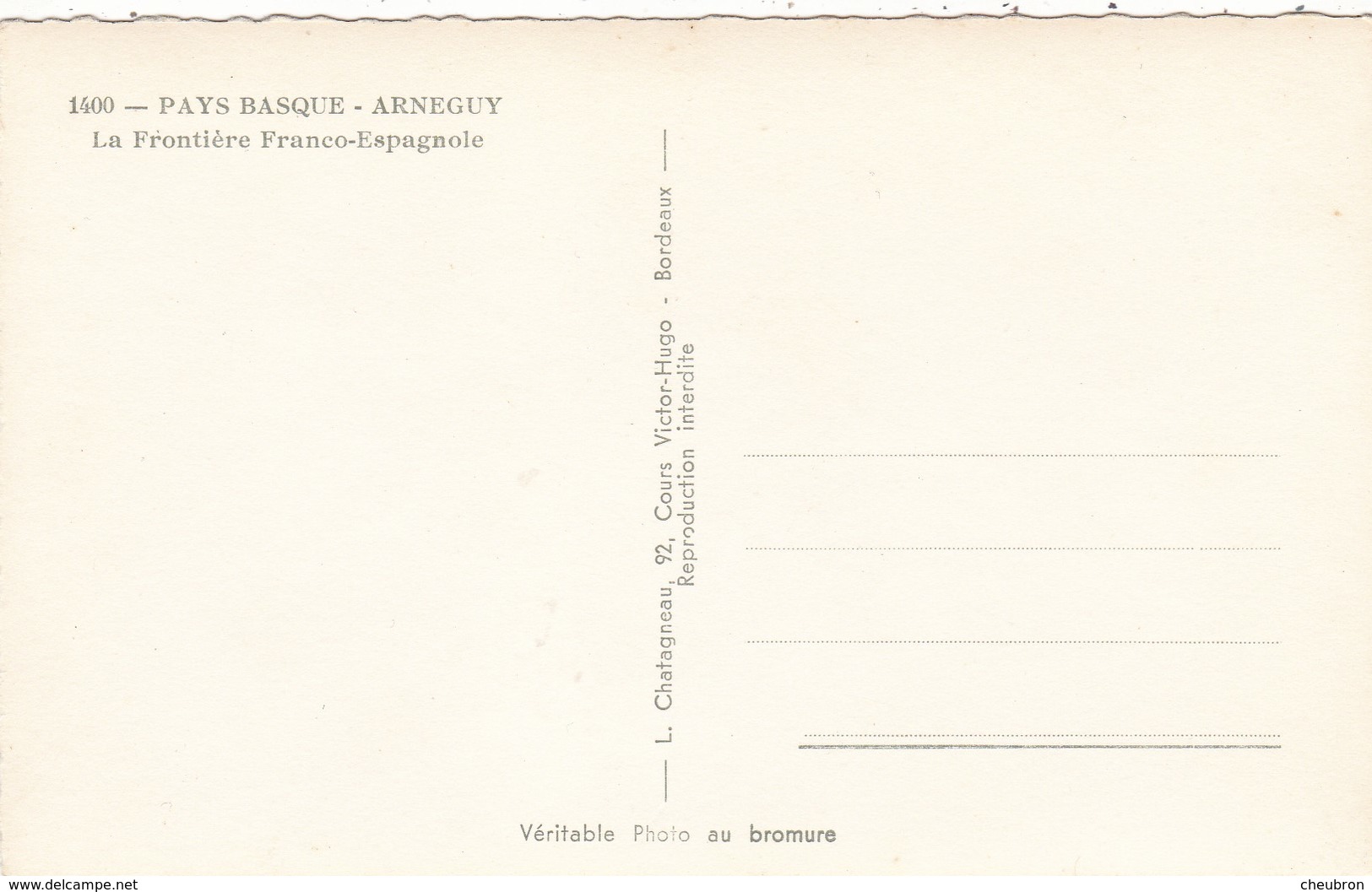 64. ARNEGUY. .LA FRONTIÈRE FRANCO ESPAGNOLE. ANNÉES 50 - Arnéguy