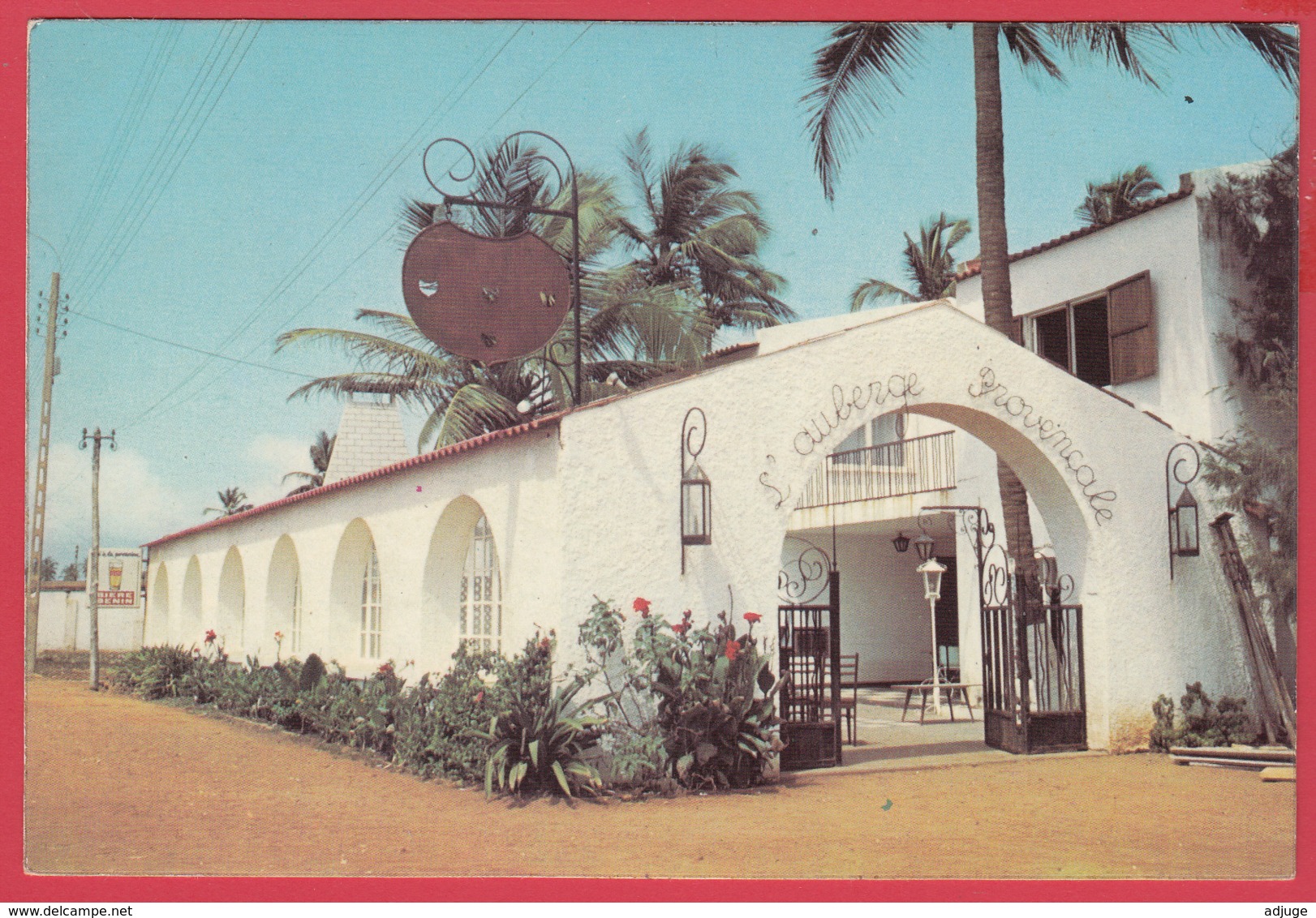 TOGO -LOMÉ- L'Auberge Provençale - Photo Richer SUP *2 SCANS *** - Togo