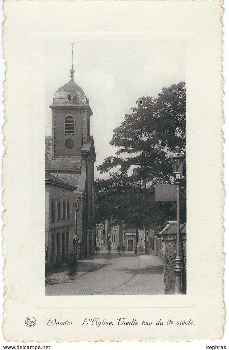 WANDRE : L'Eglise - Vieille Tour Du 9è Siecle - RARE VARIANTE - Liege