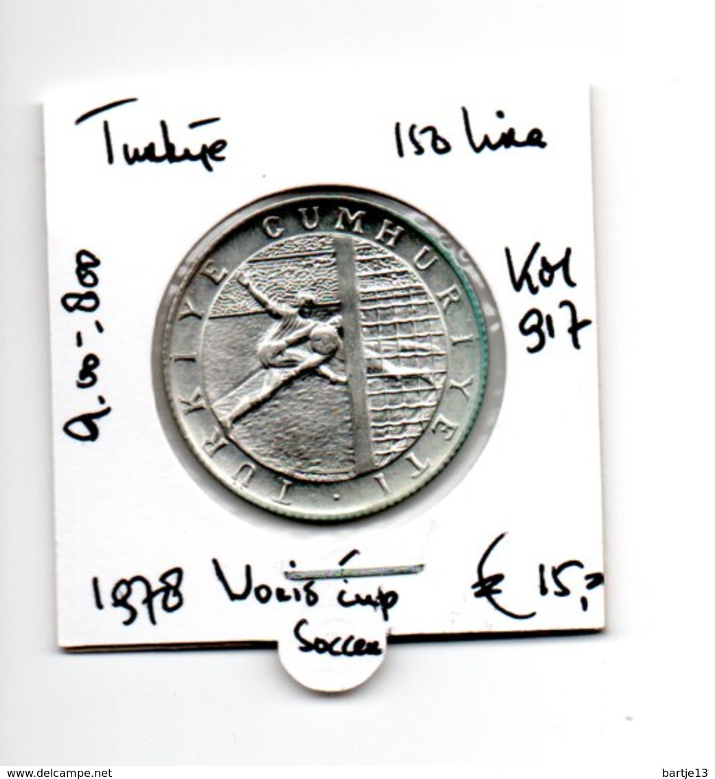 TURKIJE 150 LIRA 1978 ZILVER WORLD CUP SOCCER - Turquie