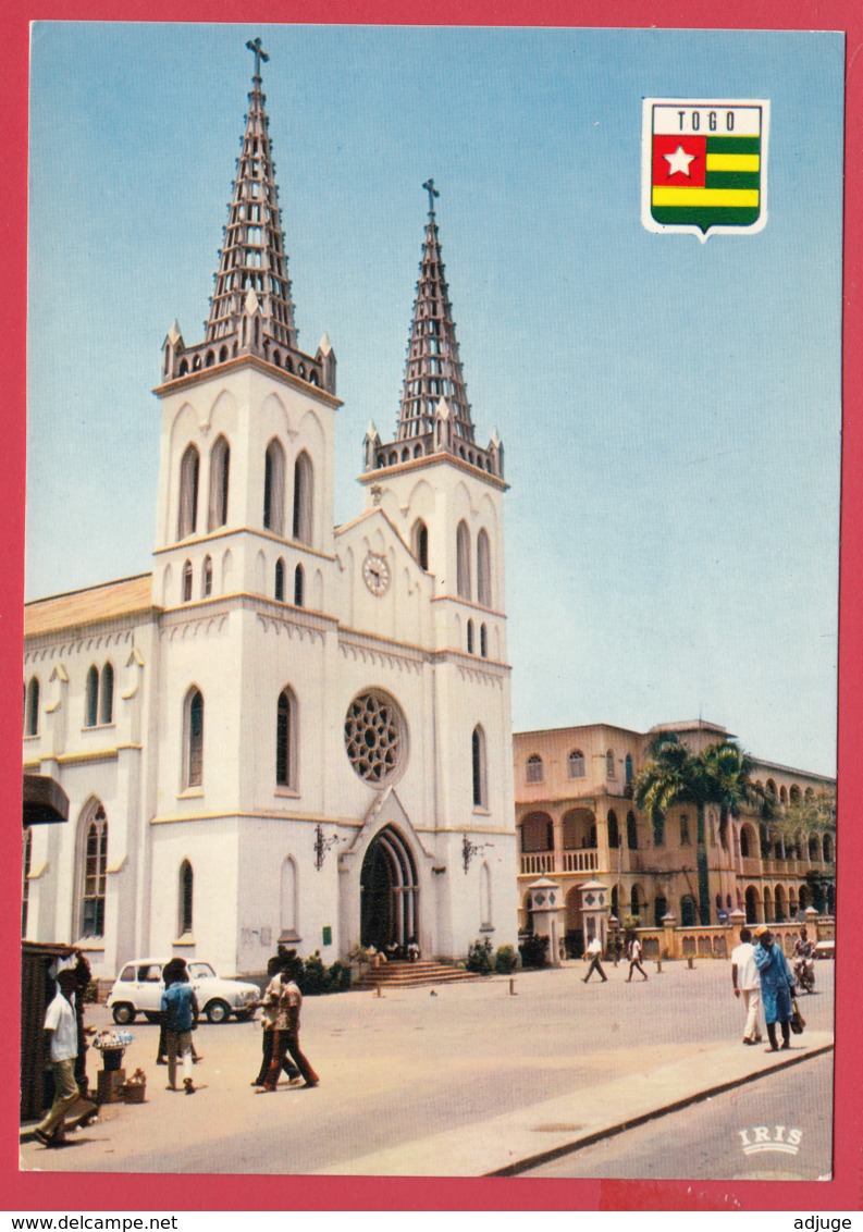 TOGO -LOMÉ- La Cathédrale- Animation *ref 5736 - *2 SCANS *** - Togo