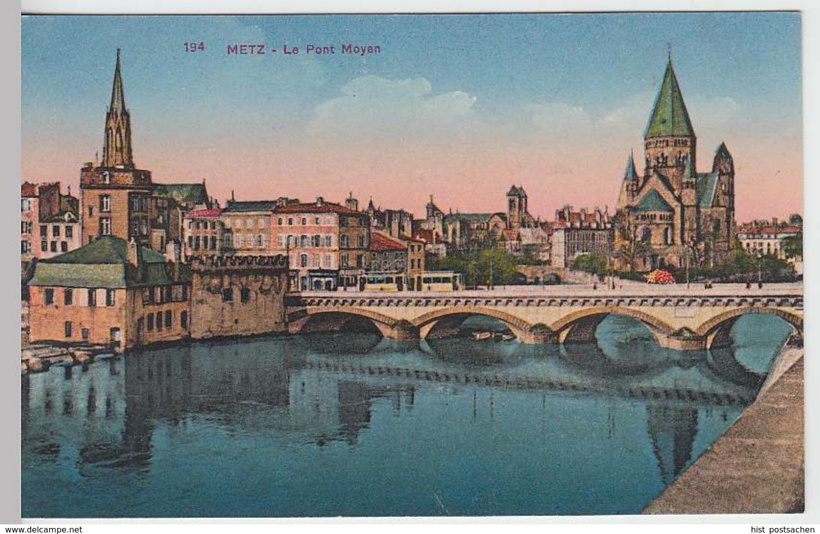 (32104) AK Metz, Pont Moyen, 1940 - Lothringen