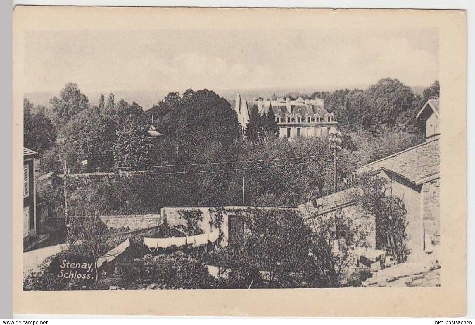 (32355) AK Stenay, Schloss, Feldpostkarte 1917 - Lothringen