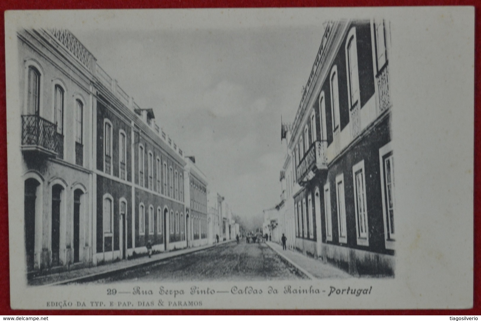 Postcard Of The  Caldas Da Rainha  /  Rua Serpa Pinto  ( Lote Nº 751 ) - Leiria