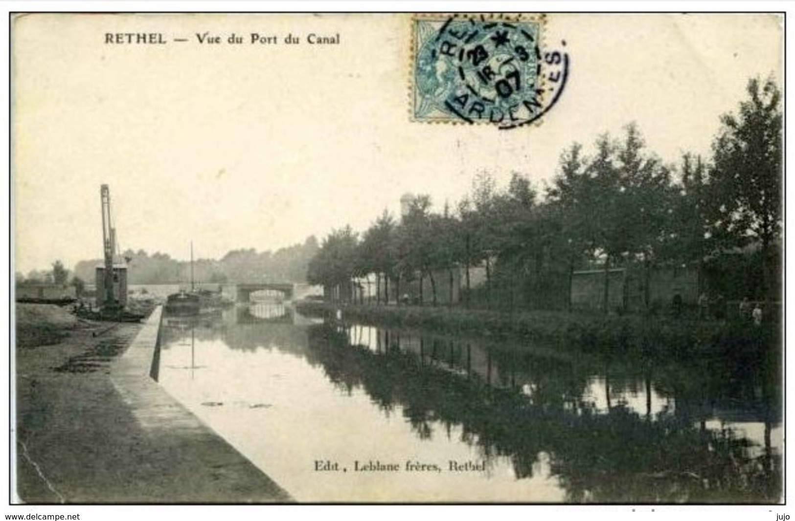 08 - RETHEL - Vue Du Port Du Canal - Rethel