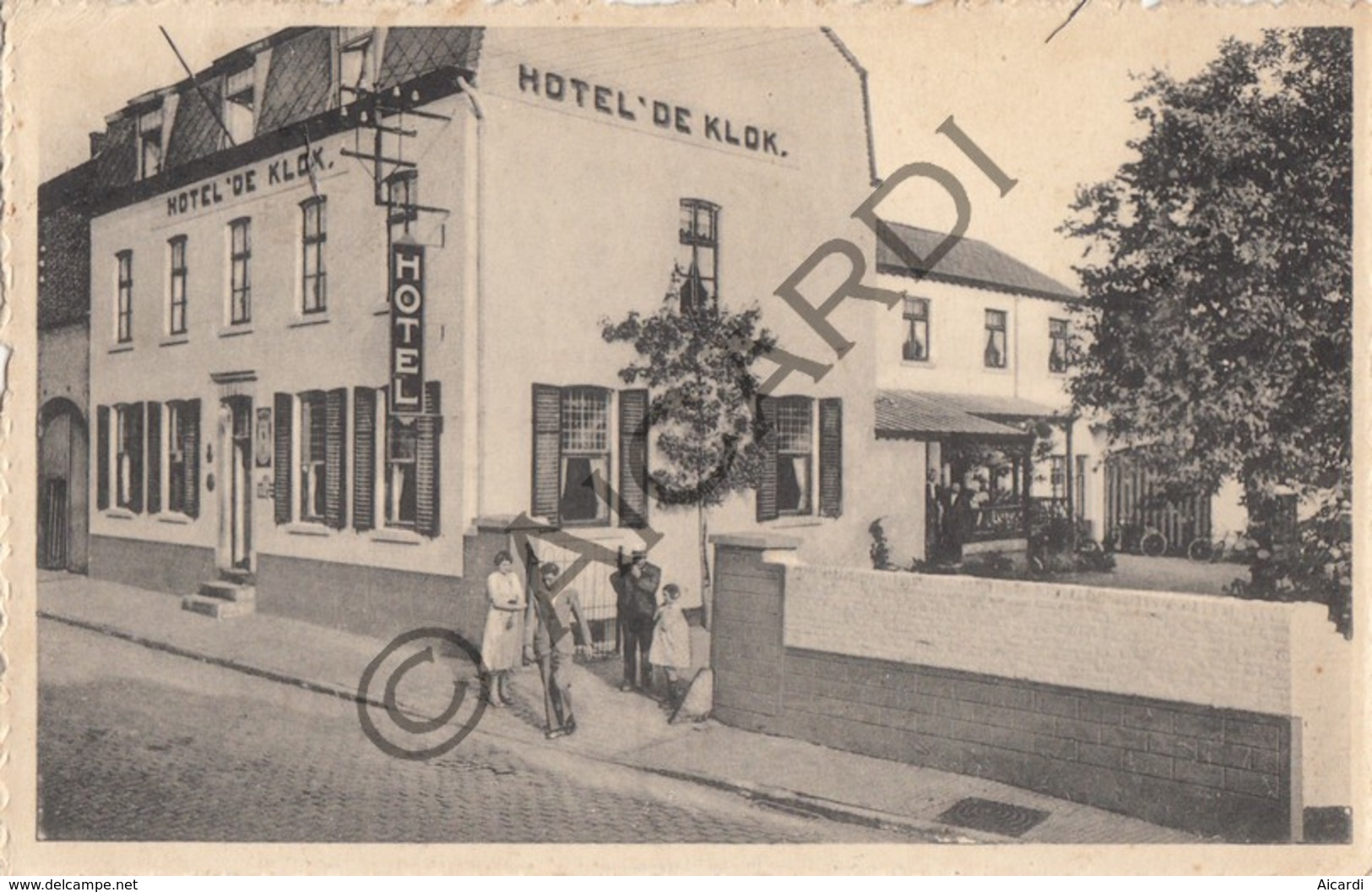 Postkaart - Carte Postale - BILZEN - Hotel De Klok - Zutendaal - Mevr. Peeters, Genk (B456) - Zutendaal
