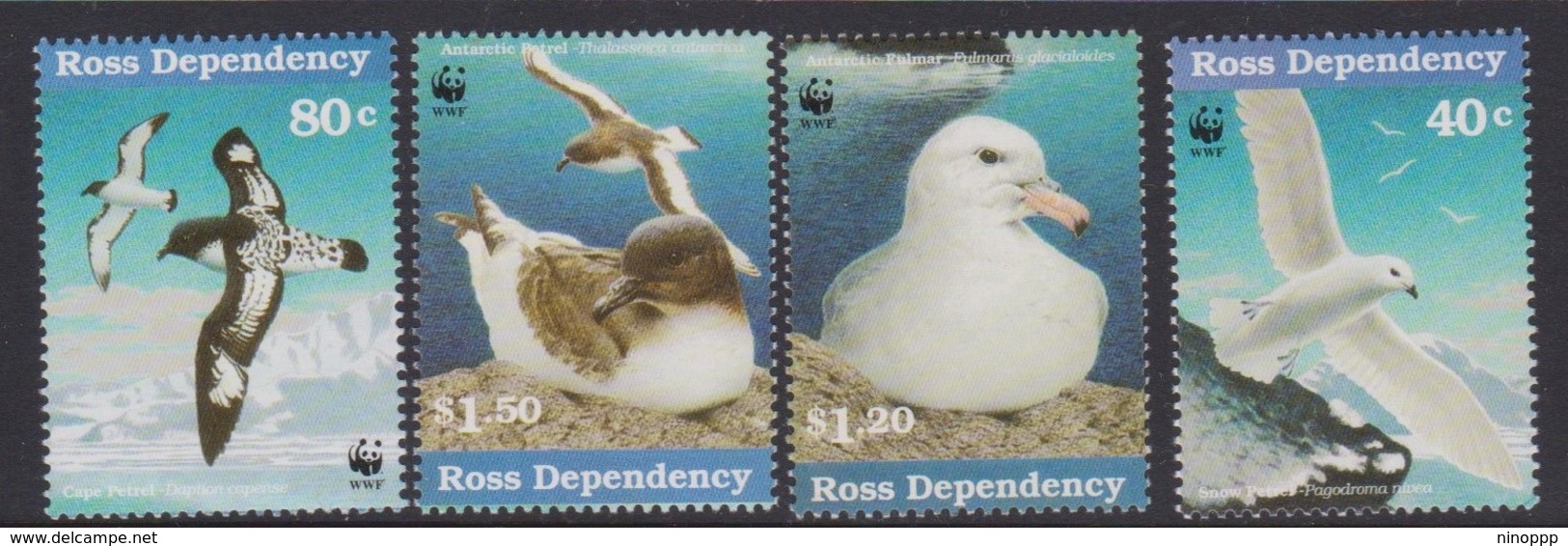 New Zealand-Ross Dependency  SG 44-47 1997 WWF Birds, Mint Never Hinged - Nuevos