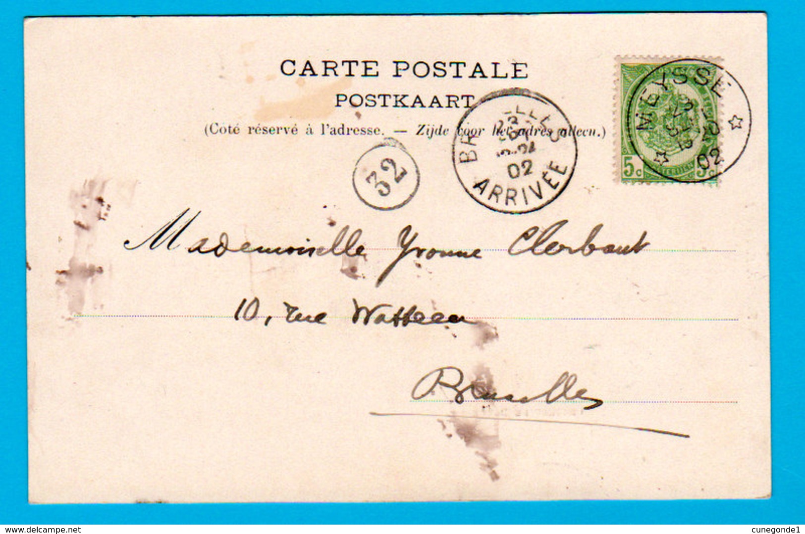 CPA PK Château De BOUCHOUT - Circulée En 1902 - Ed. Vve H. Tordeur, Laeken - 2 Scans - Meise