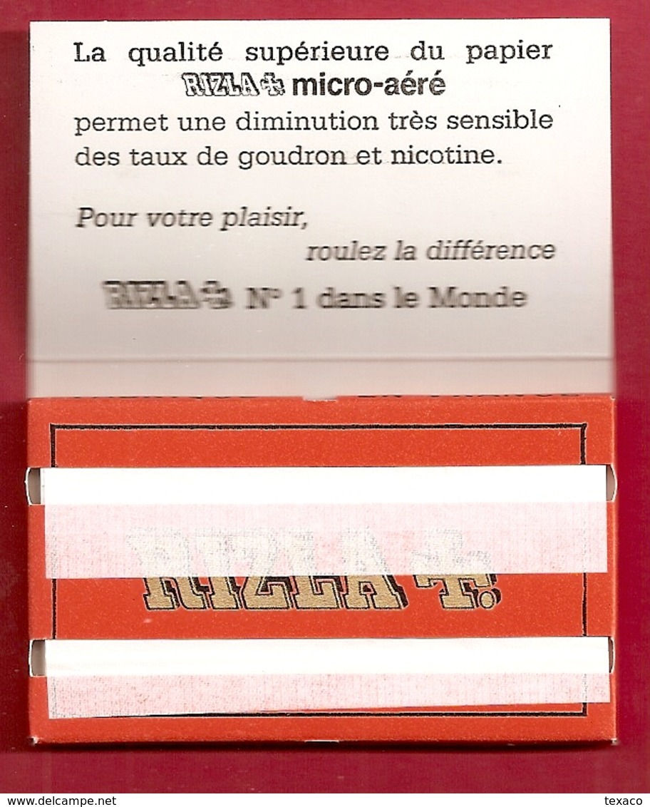 Carnet Papier à Cigarette - RIZLA Micro Aéré - French Cigarette Rolling Paper - Other & Unclassified