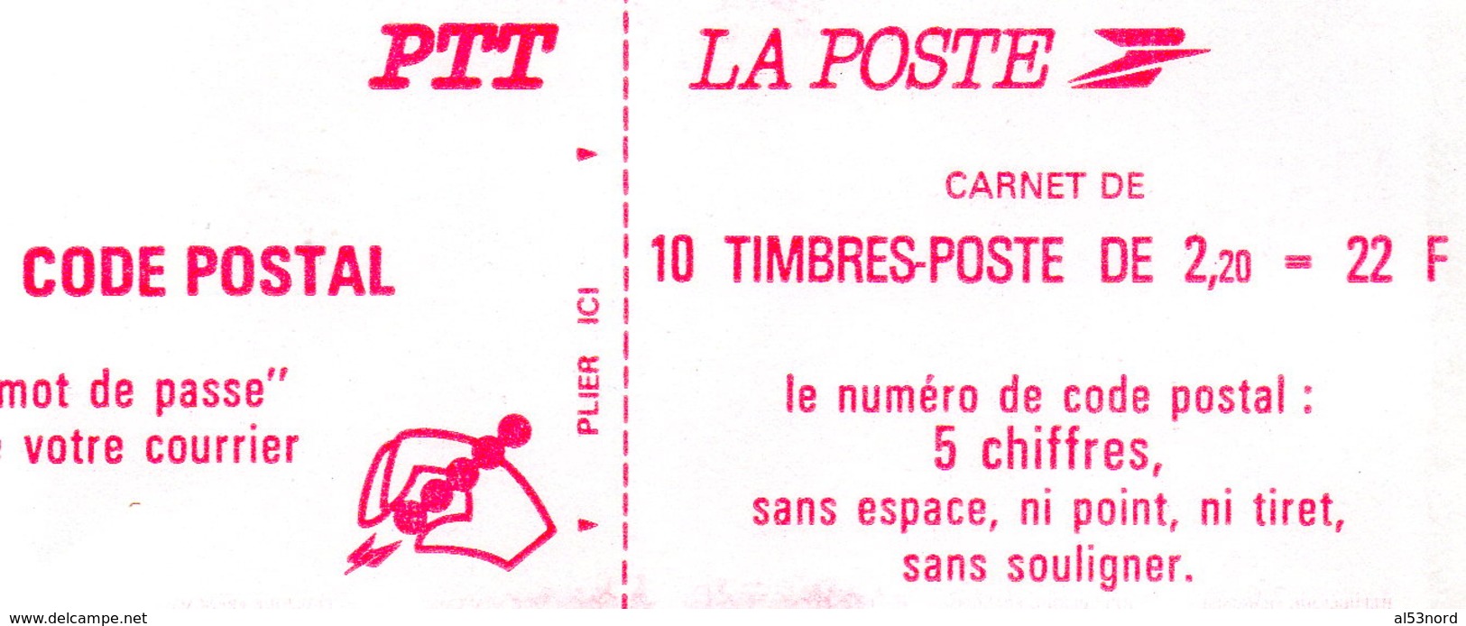 CARNET LIBERTE 2427-C1c Avec Erreur De Date. Cote 120 € - Used Stamps