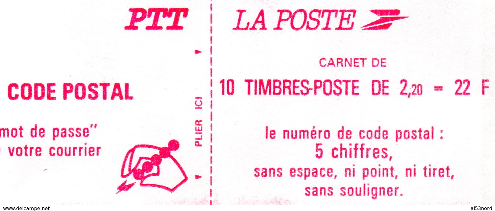 CARNET LIBERTE 2427-C1c Avec Erreur De Date. Cote 120 € - Usati