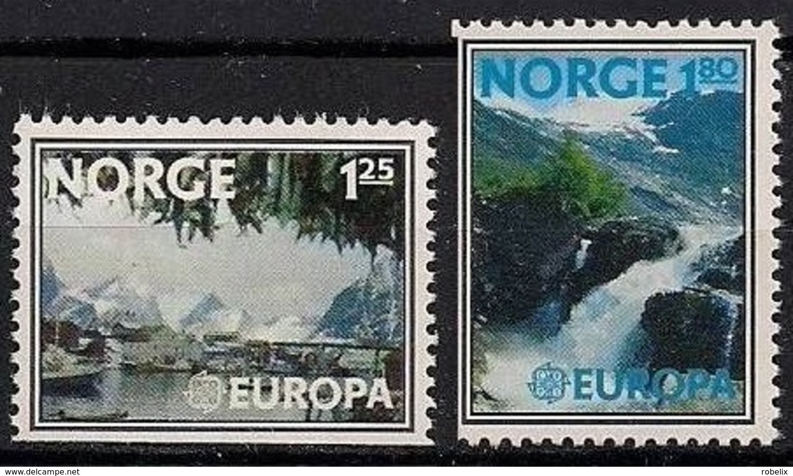 NORWAY   NORWEGEN  NORGE  1977   EUROPA CEPT    SET 2 Stamps   MNH** - 1977