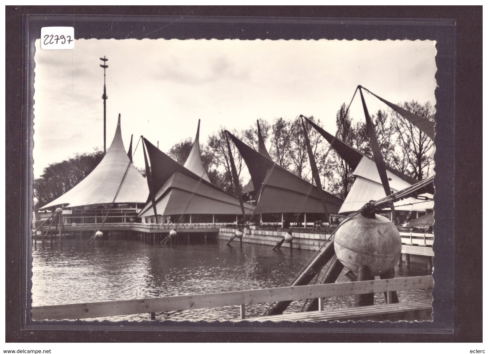 FORMAT 10x15cm - LAUSANNE - EXPOSITION NATIONALE 1964 - SECTEUR DU PORT - TB - Lausanne