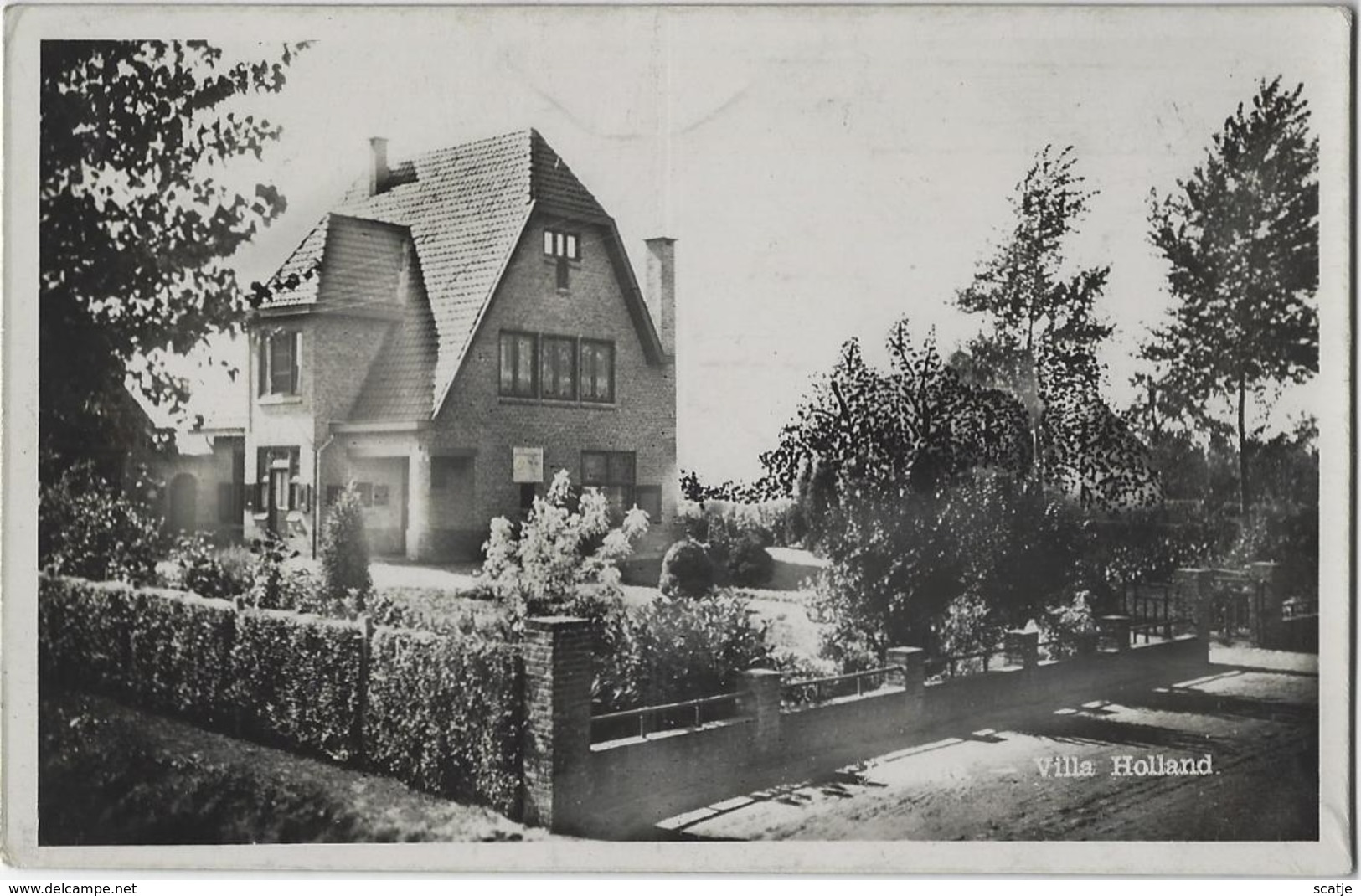 Hamme.   -   Villa Holland   -   FOTOKAART!     1938   Naar   Antwerpen - Hamme