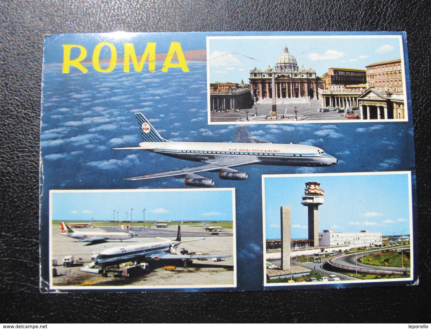 AK ROMA Aeroporto Flughafen Airlines  //  D*43699 - Transport