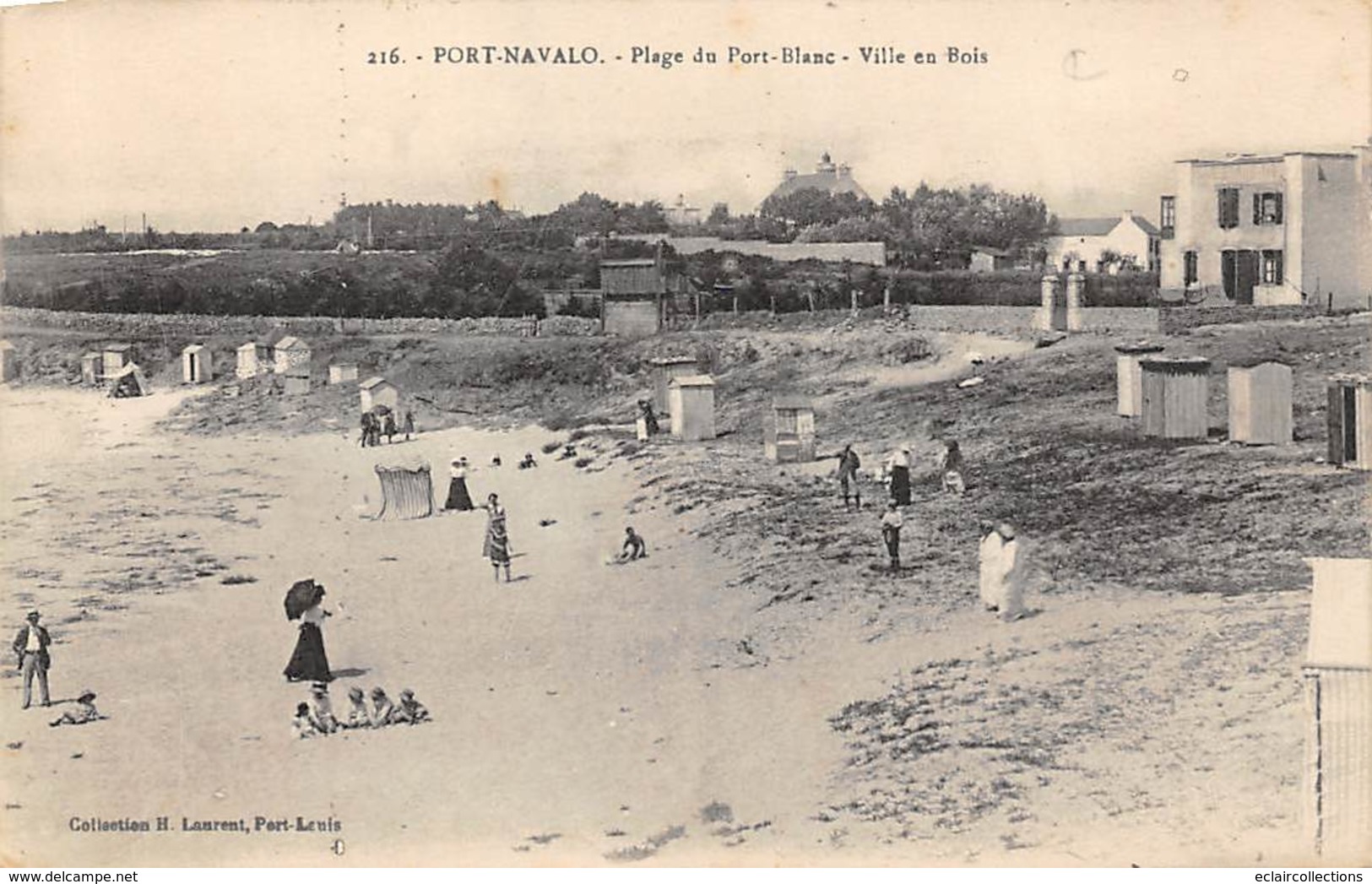 Port Navalo        56          Plage De Port Blanc Villa En Bois          (Voir Scan) - Autres & Non Classés