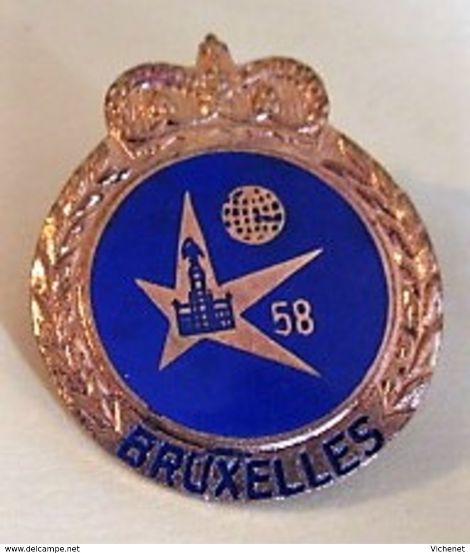 Pin's , épinglettes - Exposition Universelle De Bruxelles - 1958 - Cities