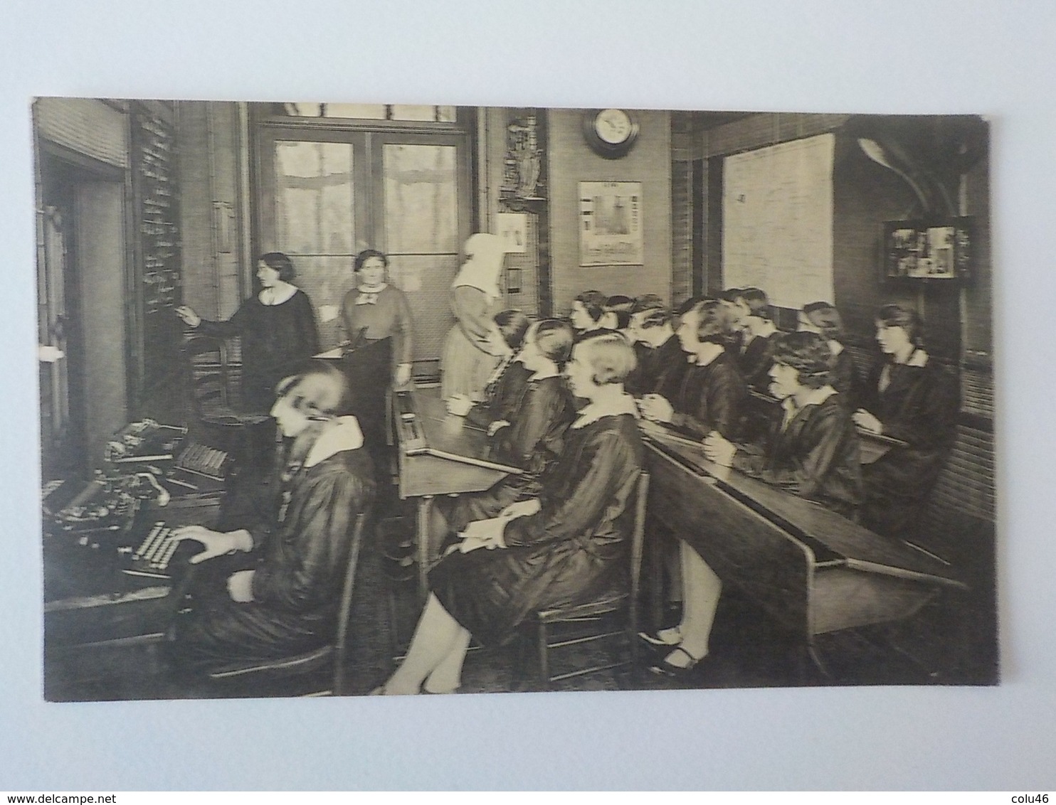 Ancien CP Animée Bruxelles Rue Traversière Ecole Normale Professionnelle Des Filles De La Sagesse Classe - St-Josse-ten-Noode - St-Joost-ten-Node