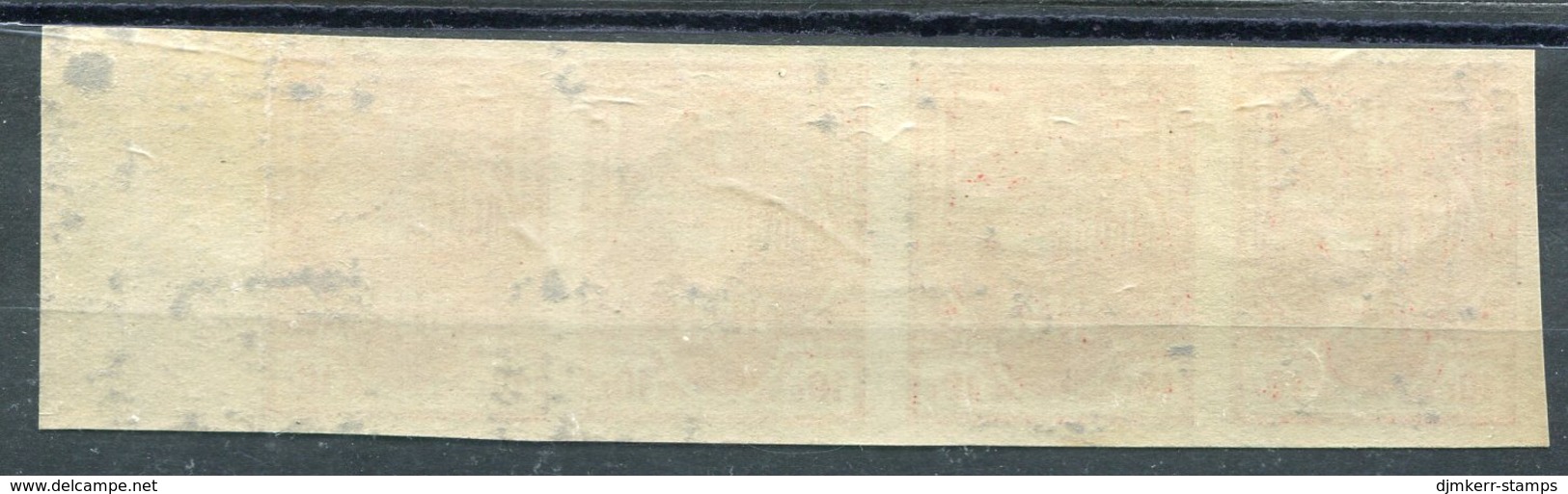 EASTERN UPPER  SILESIA 1921 Insurgent Issue 10 F. Imperforate Marginal Strip Of 4 MNH / **. Michel 2B - Autres & Non Classés