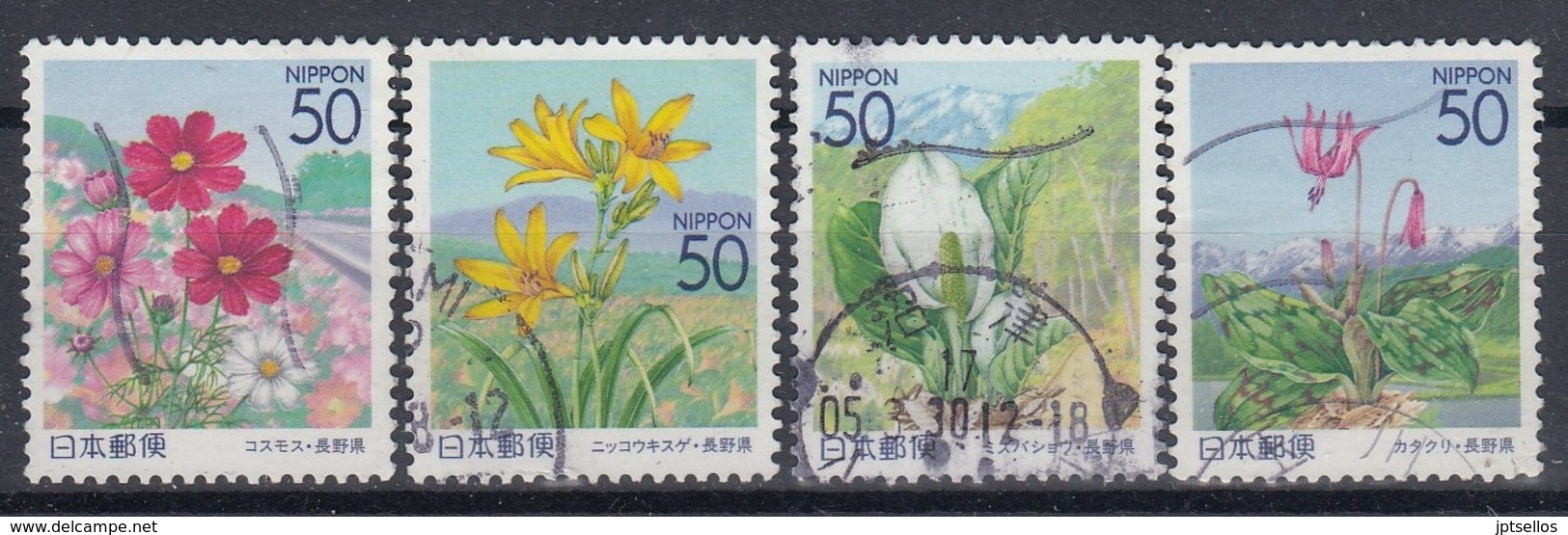 JAPON 2003 Nº 3340/43 USADO - Used Stamps