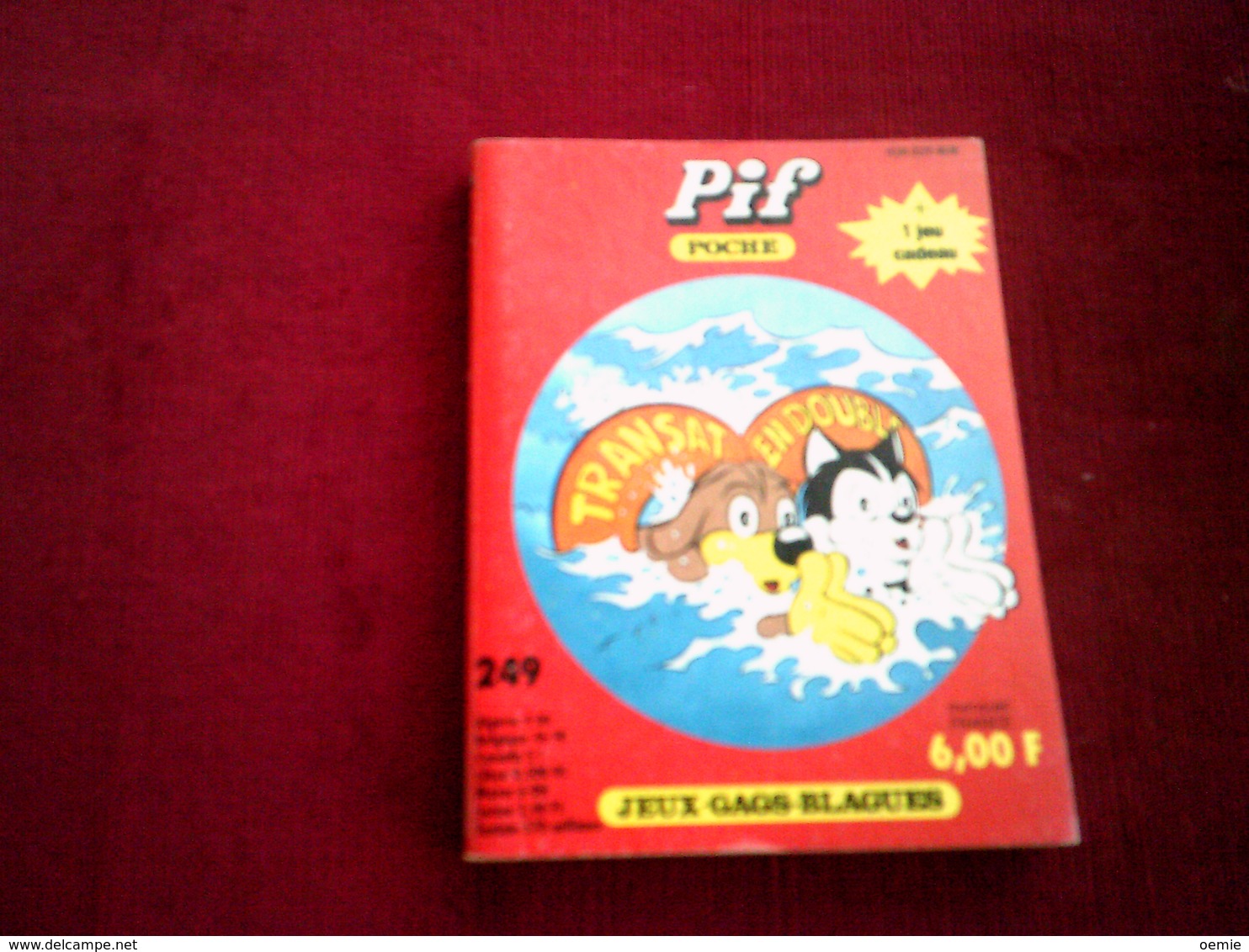 PIF POCHE     PETIT  FORMAT  N°  249 - Pif & Hercule