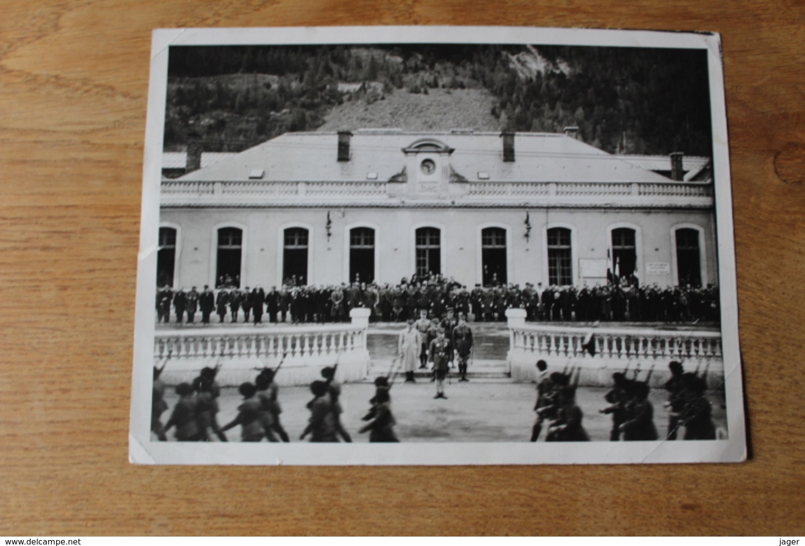 Serie De Photos MODANE Savoie 1946  Fete De La Liberation Bataillon De Chasseurs Alpins - 1939-45