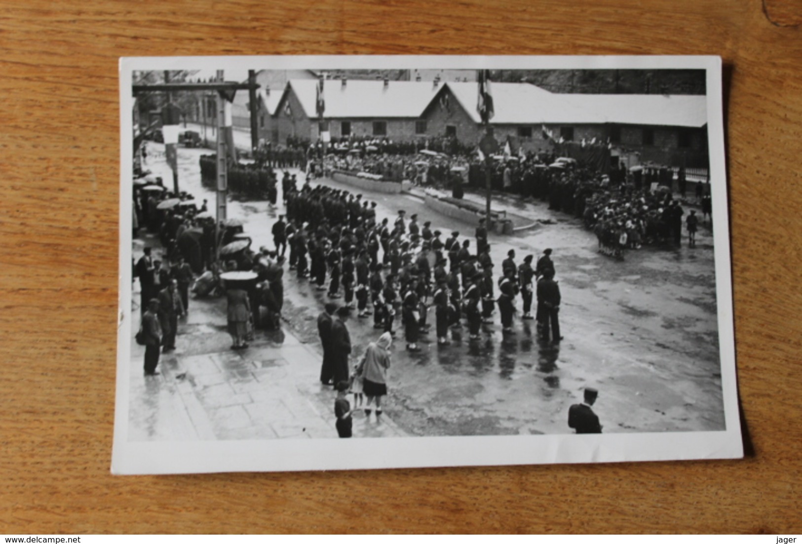 Serie De Photos MODANE Savoie 1946  Fete De La Liberation Bataillon De Chasseurs Alpins - 1939-45