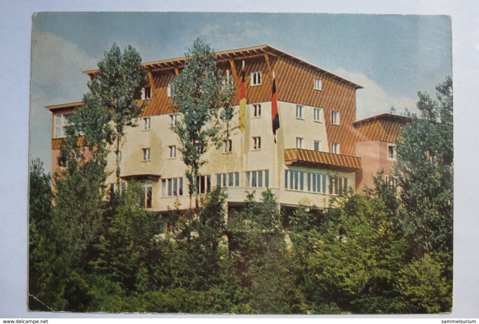 (11/7/84) Postkarte/AK "Waldkraiburg/Obb." Haus Sudetenland - Waldkraiburg