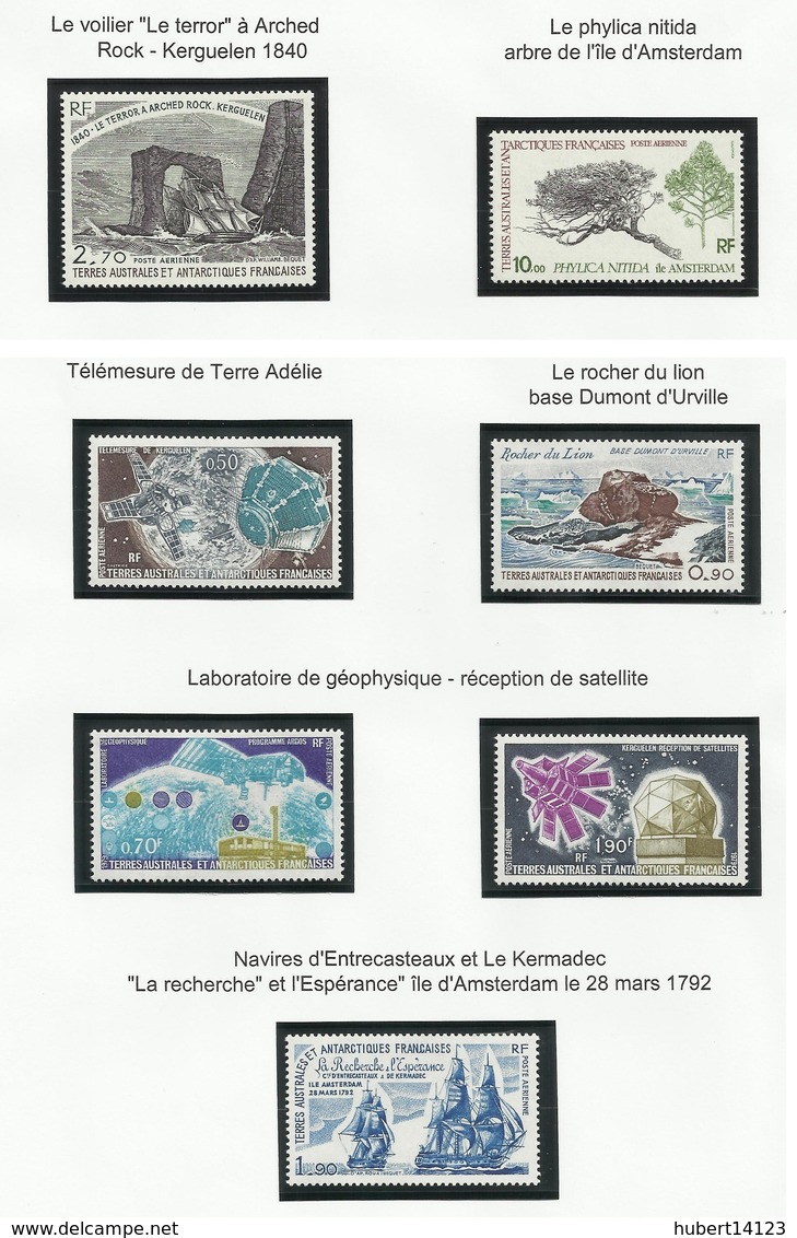 TAAF POSTE 1979 N° 79 à 85 + PA N° 51 52 56 à 60 Neuf ** MNH - Volledig Jaar