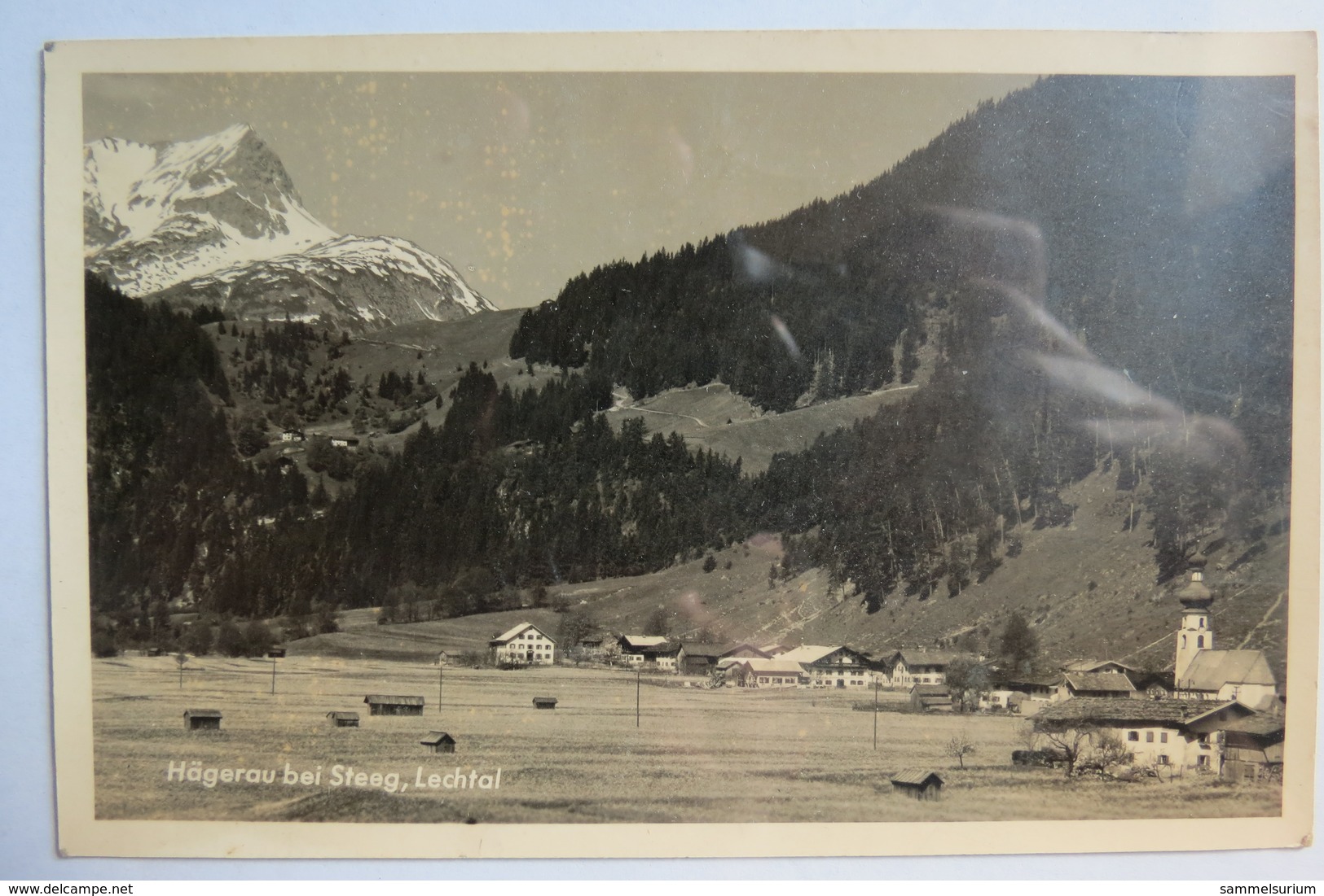 (11/7/86) Postkarte/AK "Hägerau" Bei Steeg Im Lechtal, Panorama - Lechtal