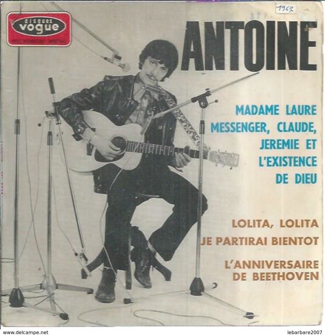 45 Tours EP - ANTOINE  - VOGUE 8548  -   "  LOLITA, LOLITA " + 3 - Altri - Francese
