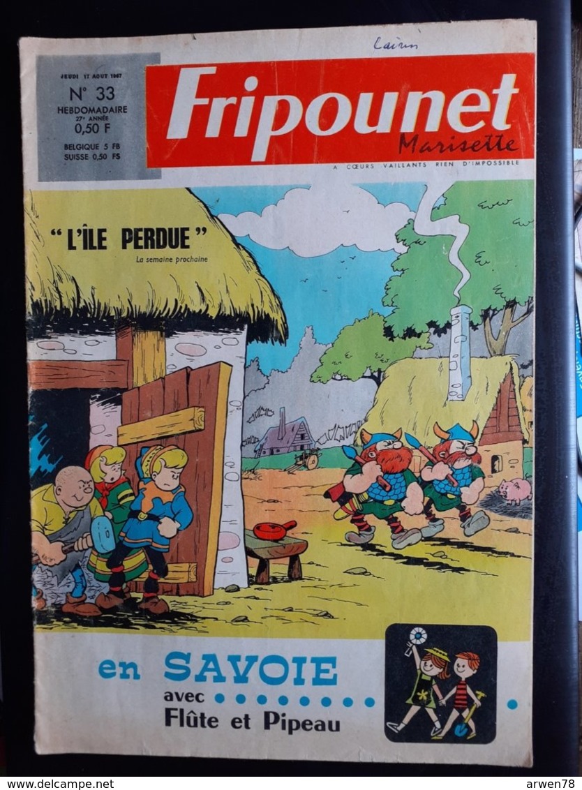 Fripounet Marisette N° 33 Du 17 Aout 1967 En Savoie - Fripounet