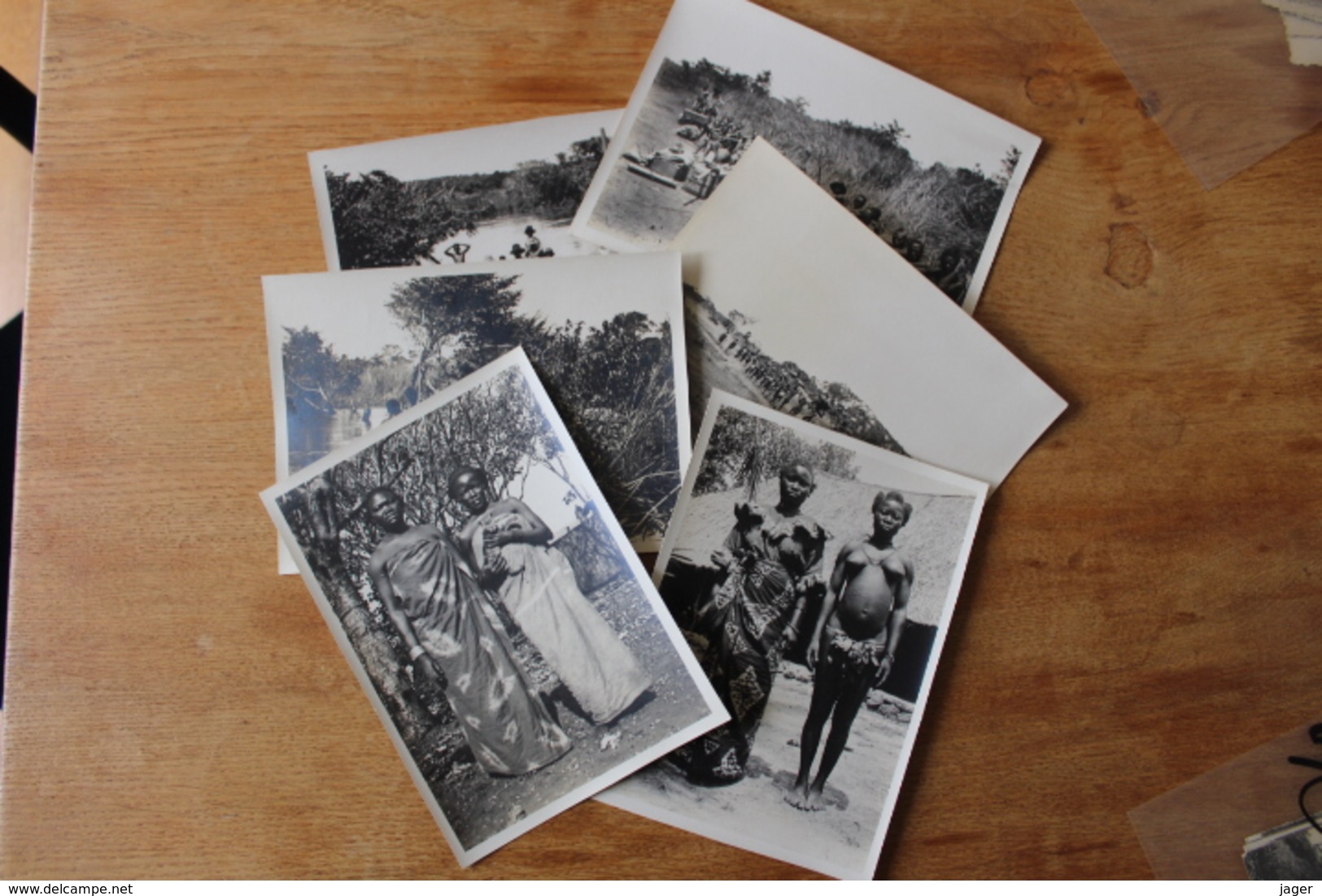 6 Photos AFRIQUE NOIRE 1920 Mission Chasse Ethnie - Africa