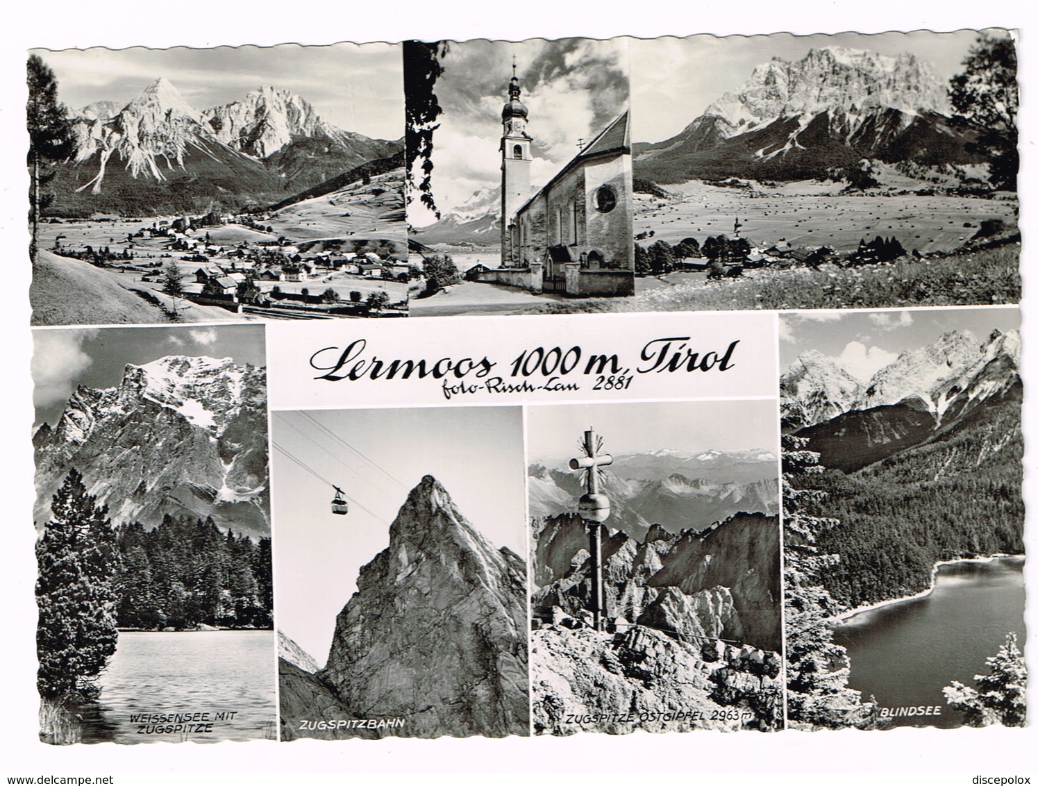 V5465 Lermoos - Blindsee - Weissensee Mit Zugspitze / Non Viaggiata - Lermoos