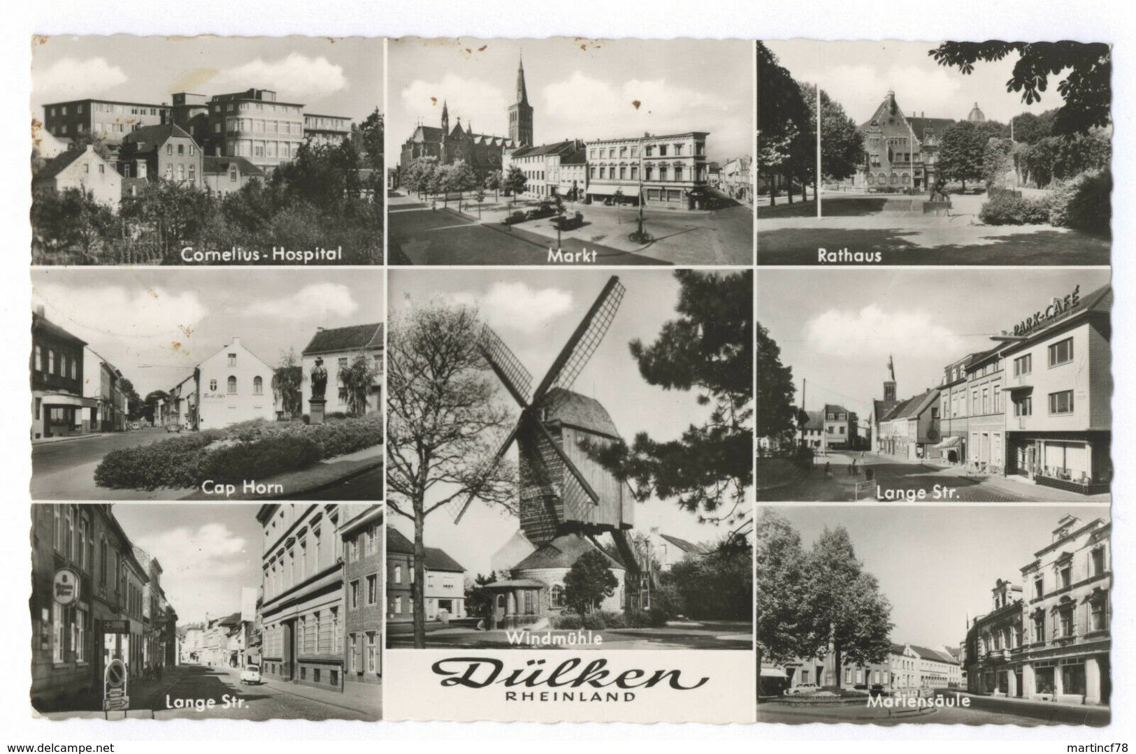 Dülken Rheinland 8-Bild-AK Gel.1965 Viersen Postkarte Ansichtskarte - Viersen