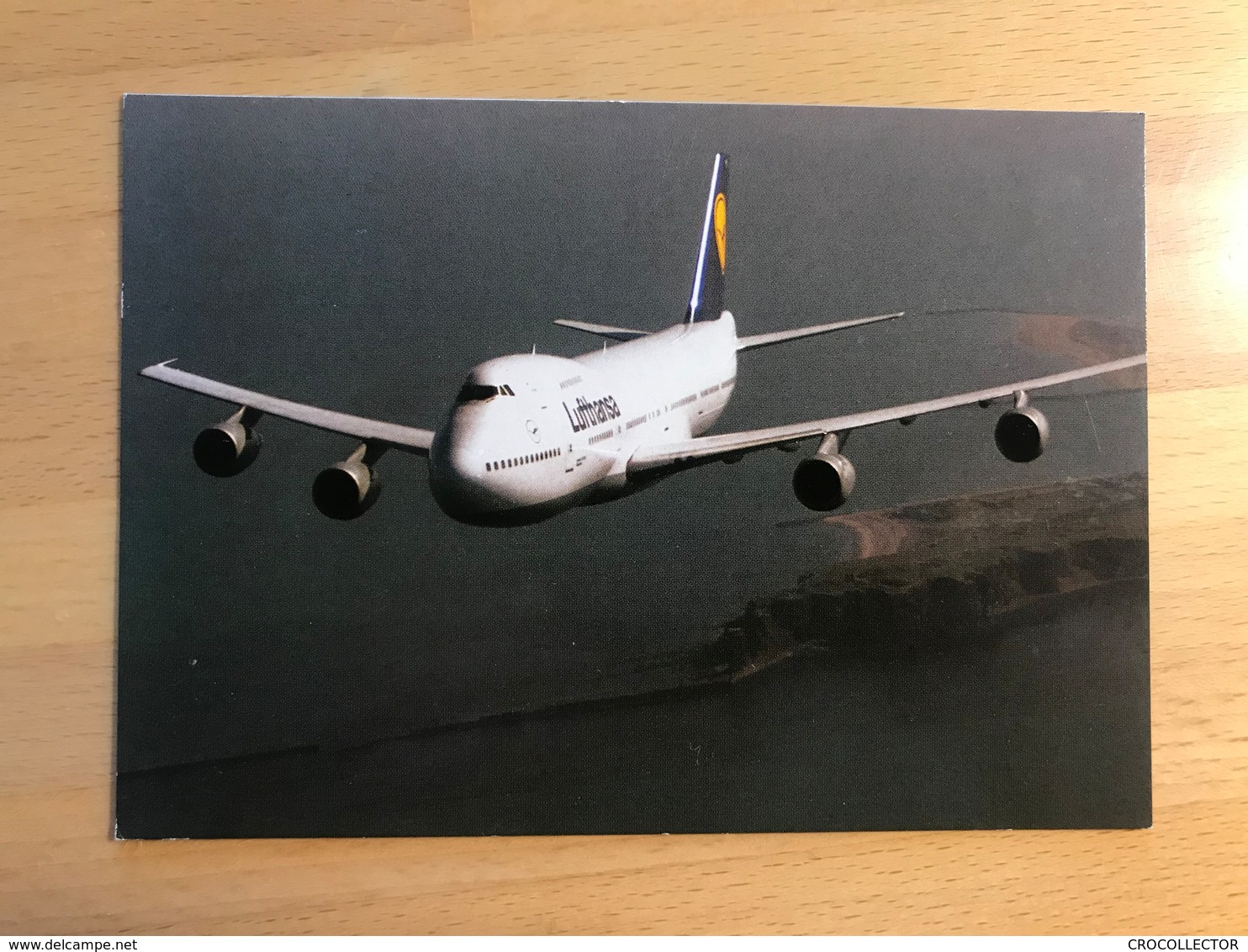 LUFTHANSA Boeing 747-200 POST CARD - Schrijfbenodigdheden