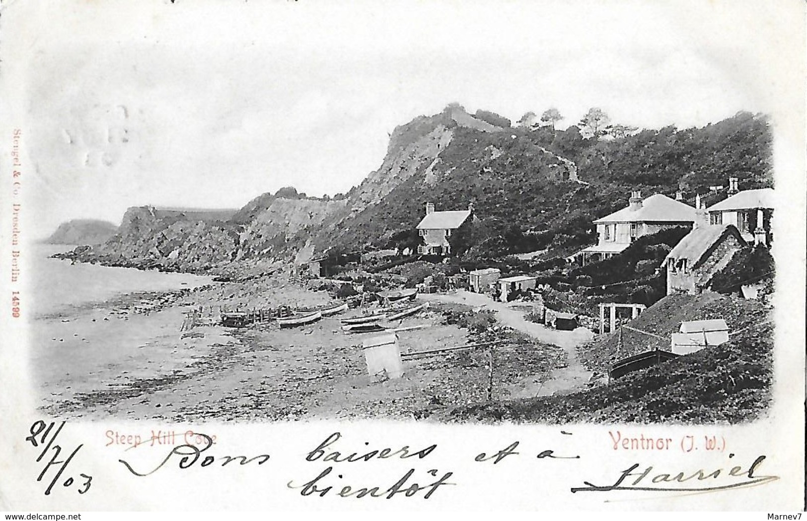 Grande-Bretagne - England - Steep Hill Cote - Ventnor - Ile Wight - Station Balnéaire - Angleterre - - Ventnor