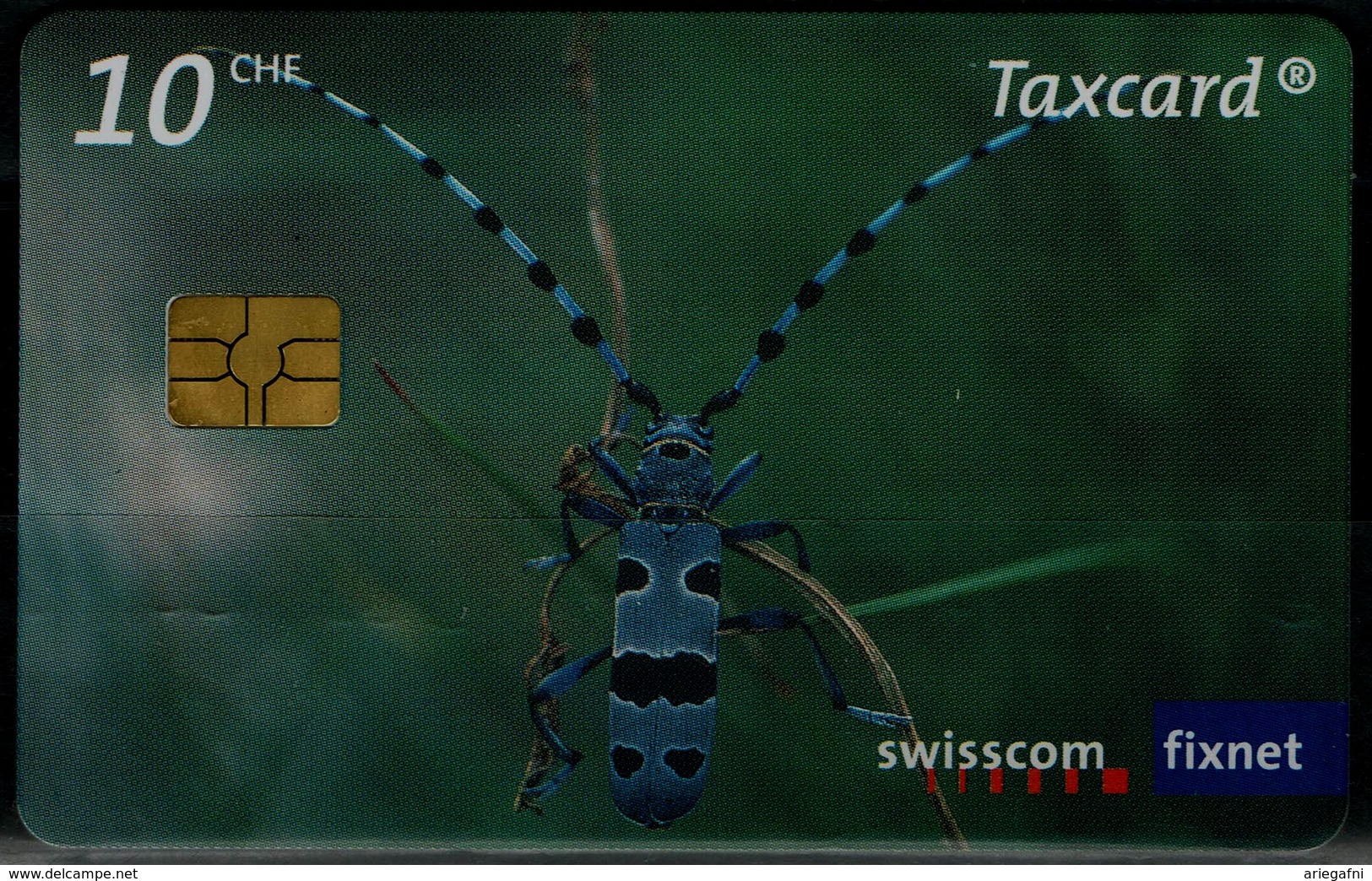 SWITZERLAND 2009 PHONECARD INSECTS USED VF!! - Autres & Non Classés