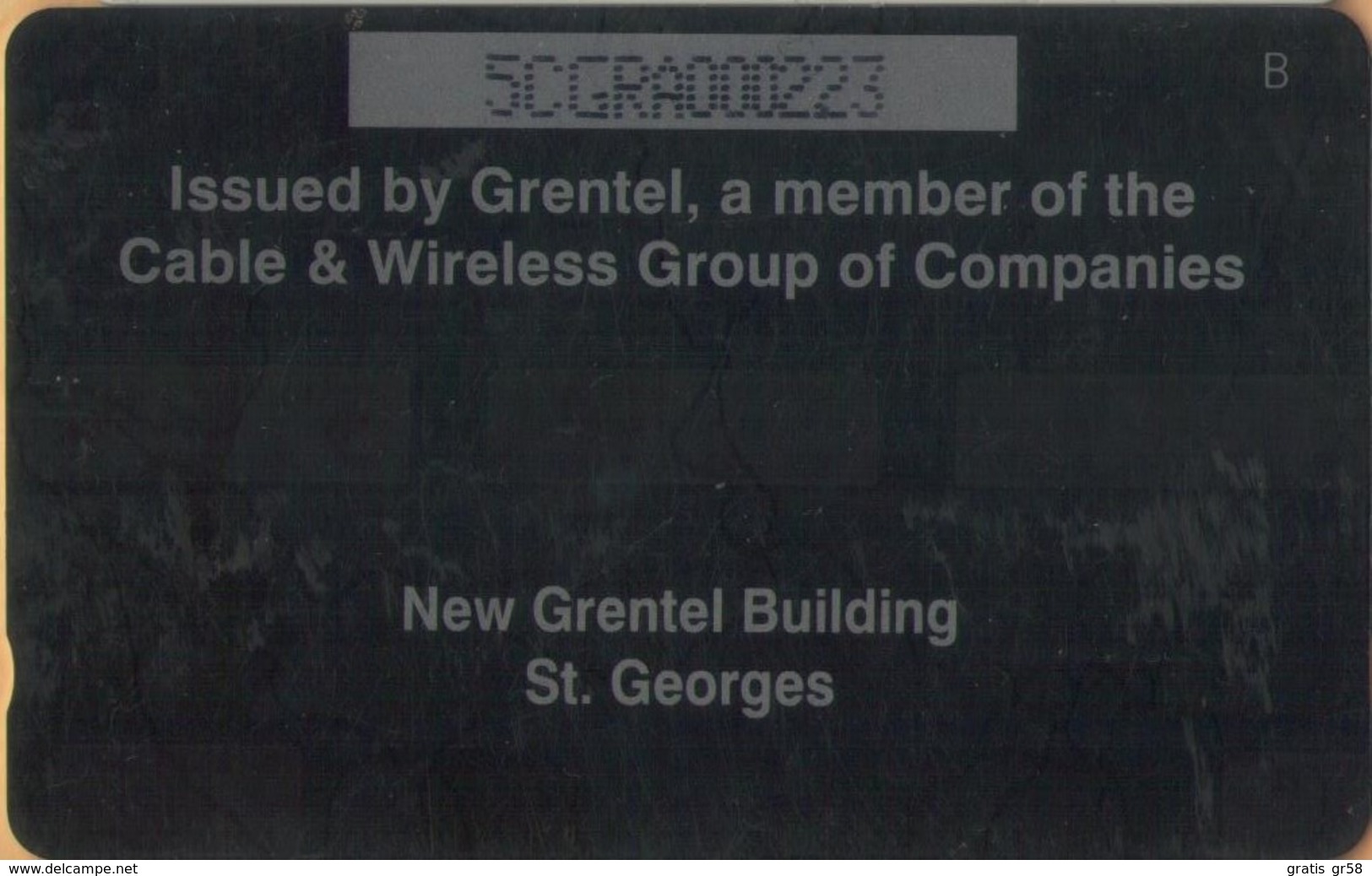 Grenada - GPT, GRE-5A, 5CGRA, Grentel Building, 10 EC$, Buildings, 12,000ex, 1992, Used As Scan - Grenada