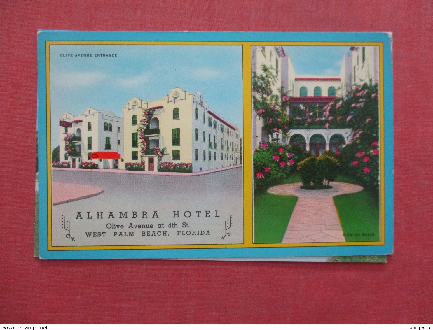 Alhambra Hotel      Florida > West Palm Beach   Ref 3982 - West Palm Beach