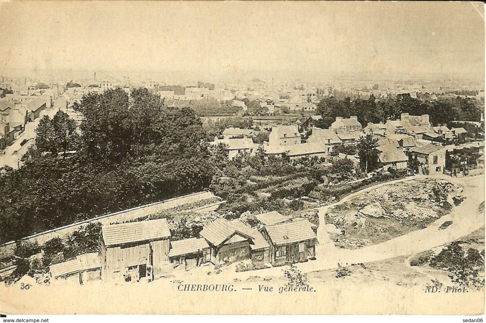 CPA - MANCHE - CHERBOURG, Vue Générale (30) - Cherbourg