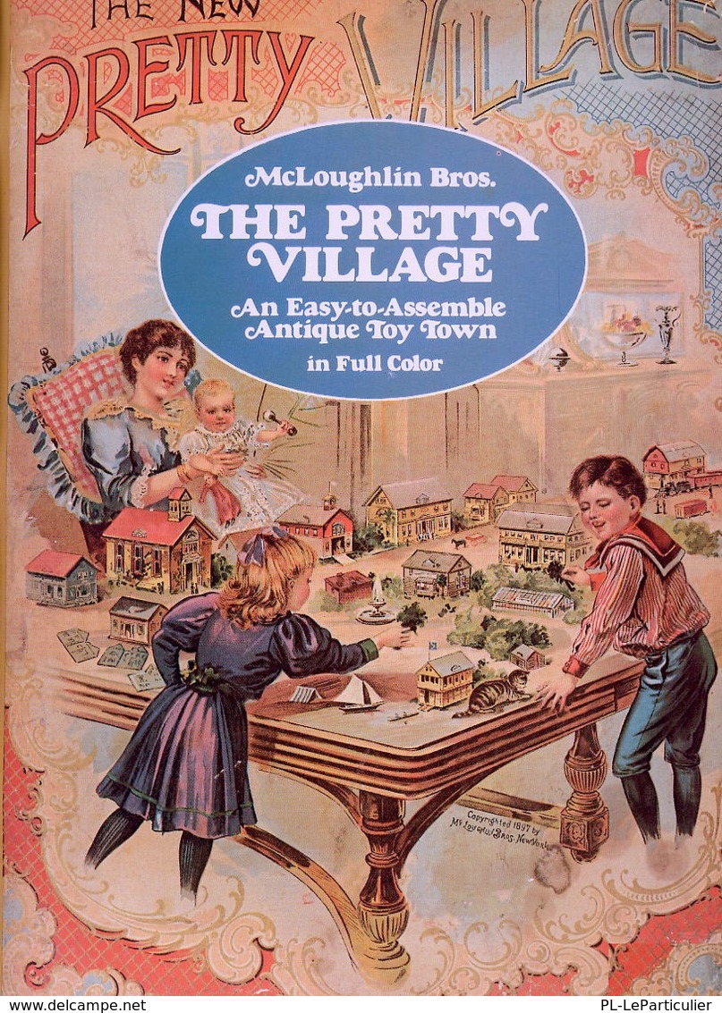 The Pretty Village By McLoughlin Bros (Village à Construire) - Tätigkeiten/Malbücher