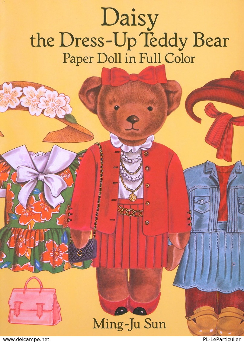 Daisy The Dress-Up Teddy Bear Paper Doll In Full Color Paperback - Activity/ Colouring Books