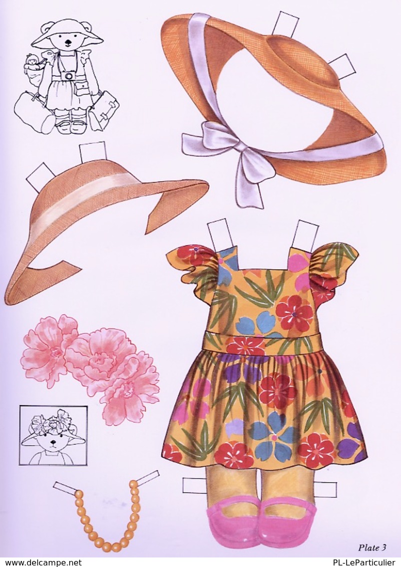 Daisy The Dress-Up Teddy Bear Paper Doll In Full Color Paperback - Tätigkeiten/Malbücher
