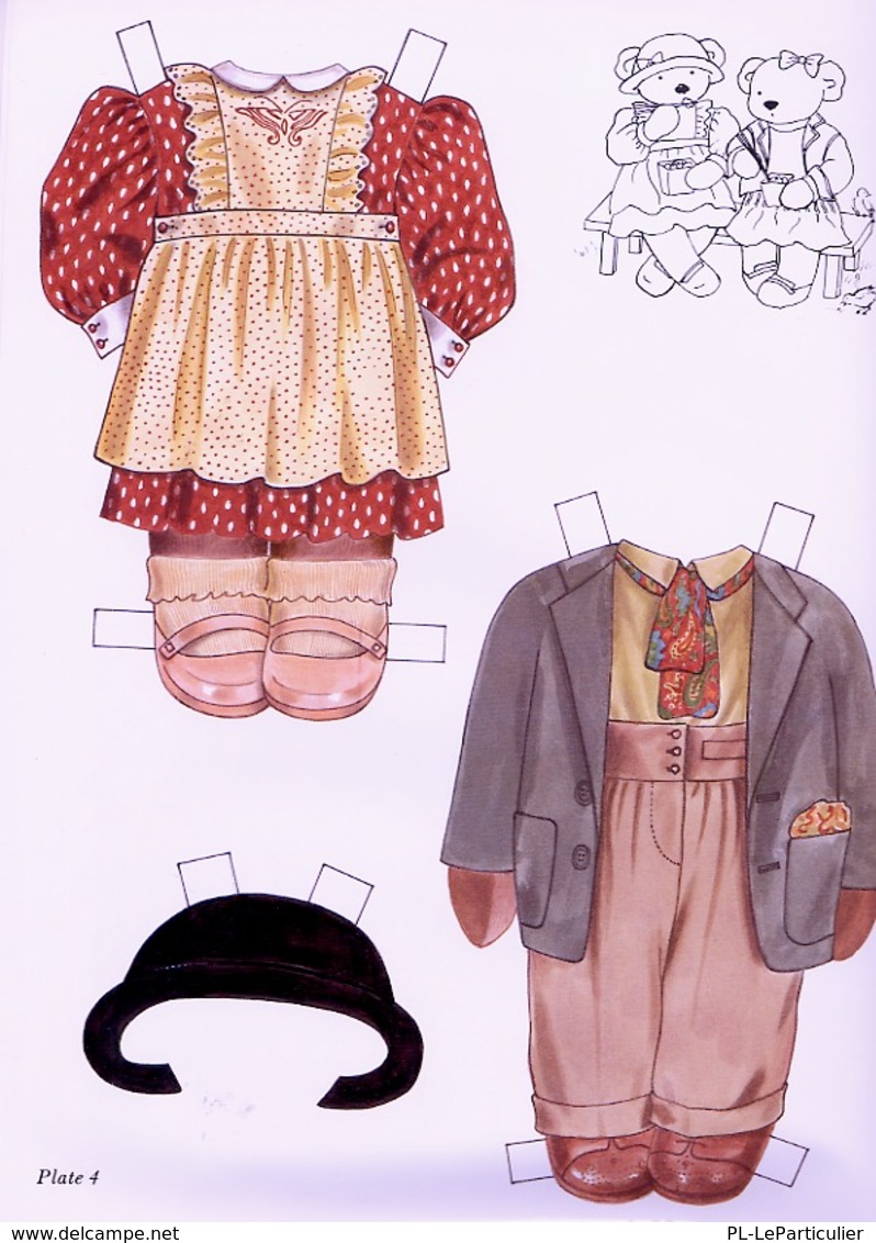 Daisy The Dress-Up Teddy Bear Paper Doll In Full Color Paperback - Activités/ Livres à Colorier