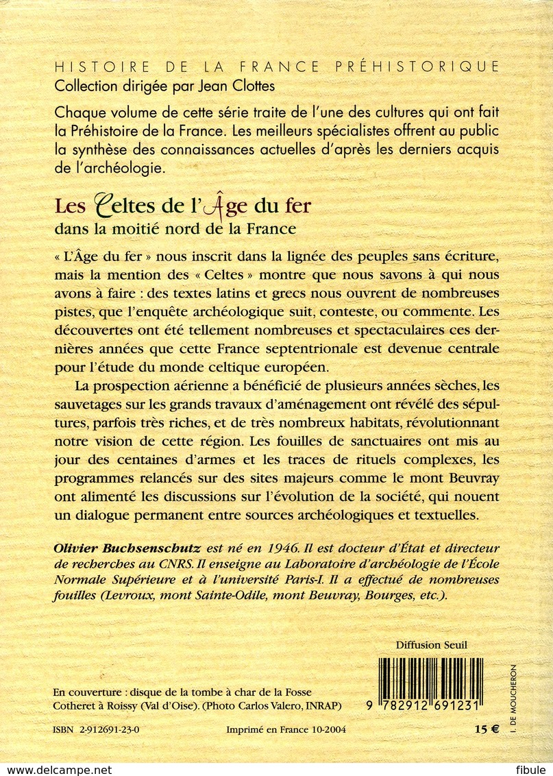 Les Celtes De L'âge Du Fer Dans La Moitié Nord De La France Par Olivier BUCHSENSCHUTZ - Histoire