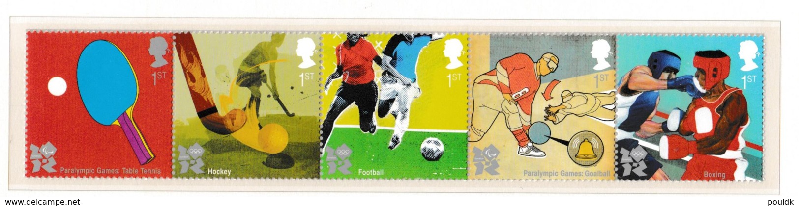 Great Britain 2012 Olympic Games London - Strip Of Five Stamps MNH/** (H35) - Sommer 2012: London