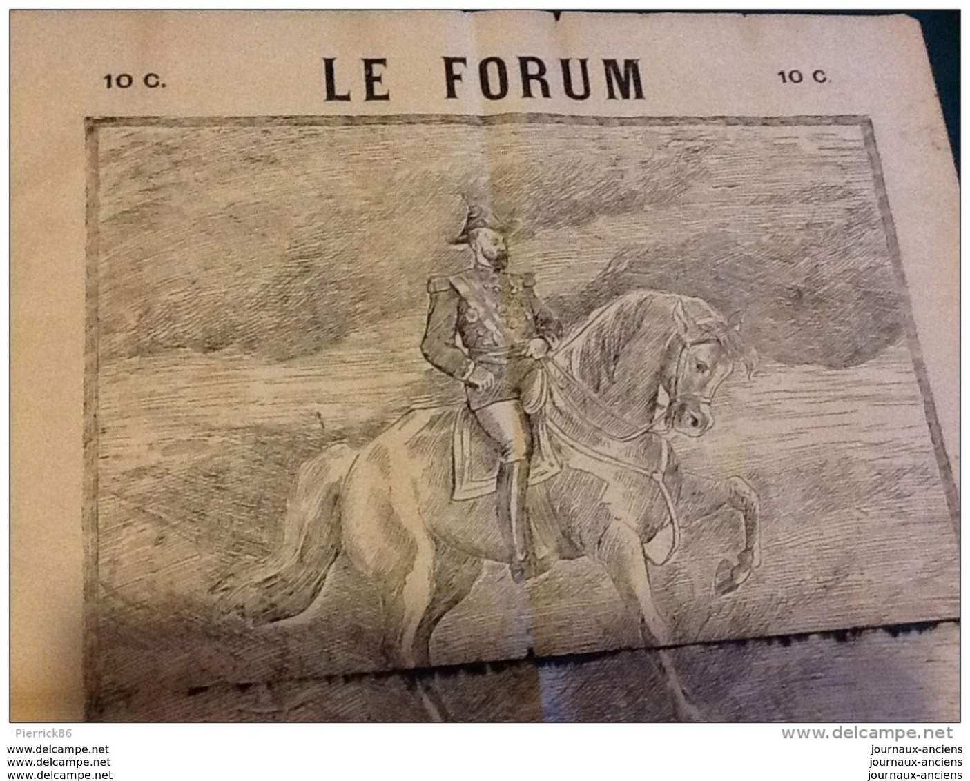 1887 JOURNAL SATIRIQUE LE FORUM Vengeance De Jules FERRY - 1850 - 1899