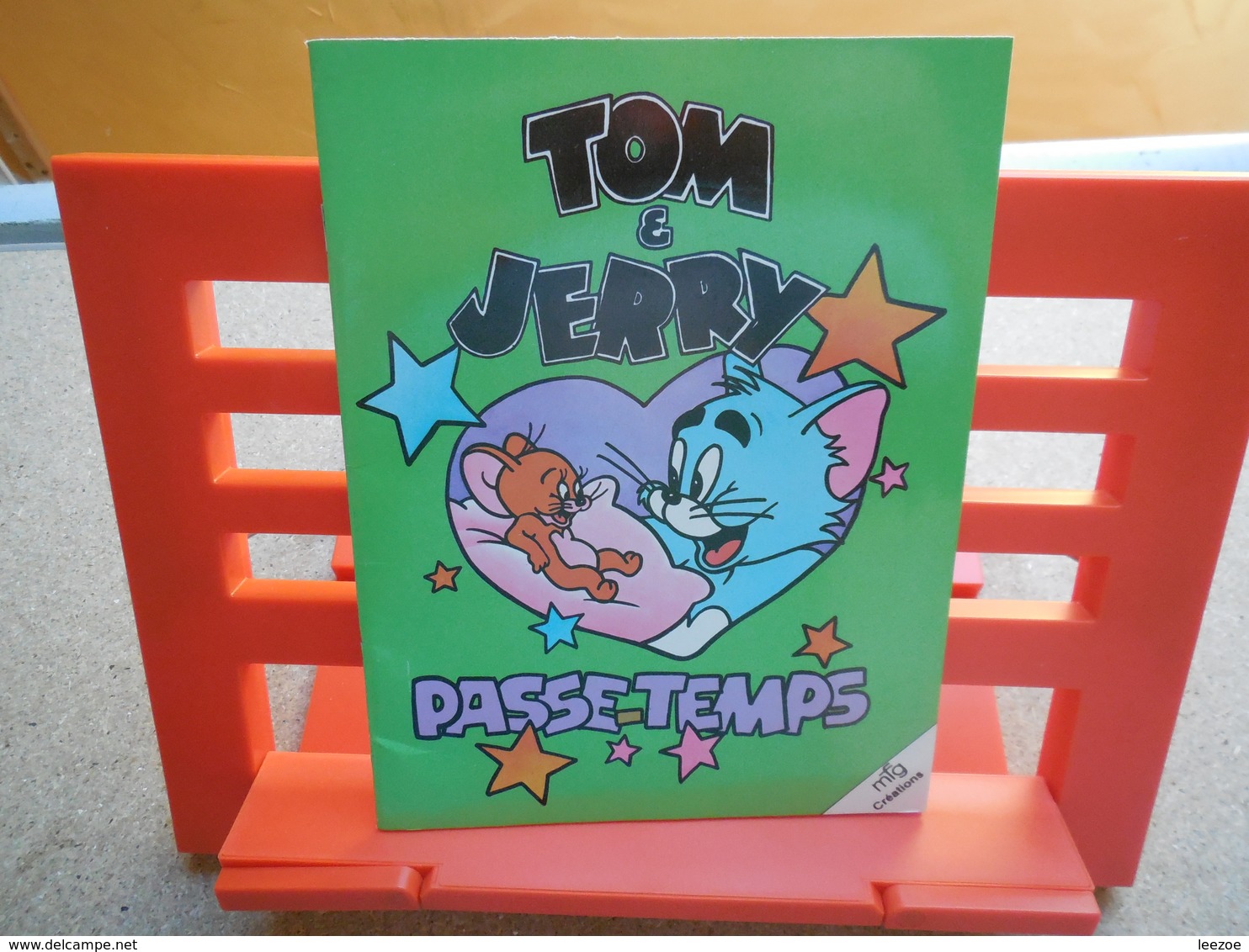 Tom Et Jerry Passe Temps, Cahier Jeux 1989, Rare...3C0420 - Adesivi